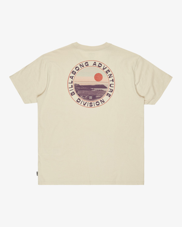 6 Rockies - Short Sleeve T-Shirt for Men Beige EBYZT00380 Billabong