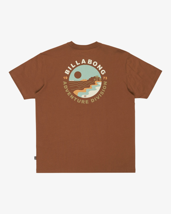 6 Rockies - Short Sleeve T-Shirt for Men Brown EBYZT00380 Billabong