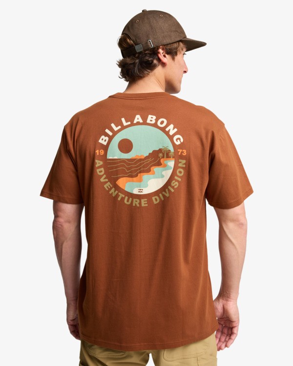 1 Rockies - Short Sleeve T-Shirt for Men Brown EBYZT00380 Billabong
