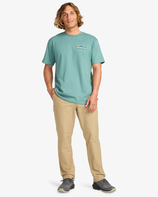 2 Range - Short Sleeve T-Shirt for Men Blue EBYZT00382 Billabong