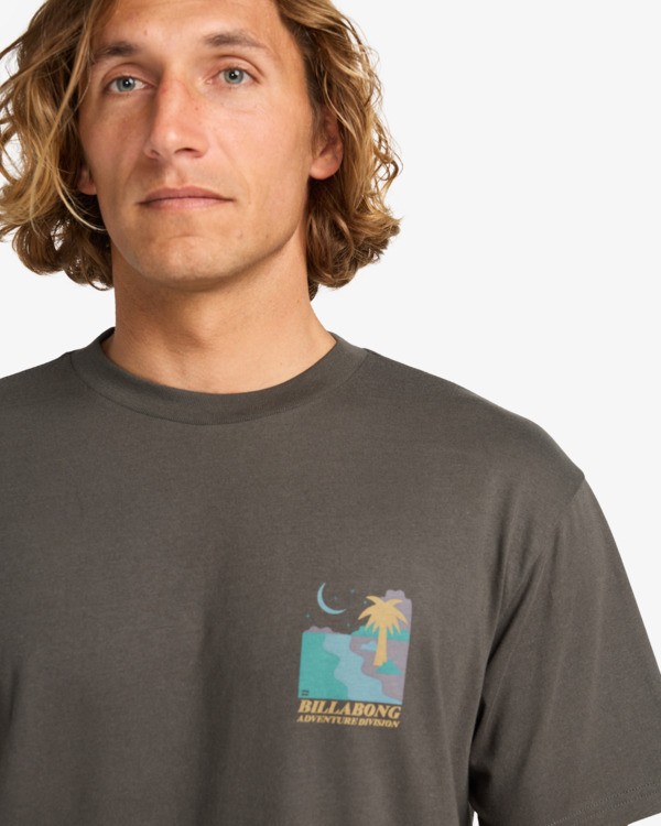 4 Sundown - Camiseta de manga corta para hombre Negro EBYZT00384 Billabong