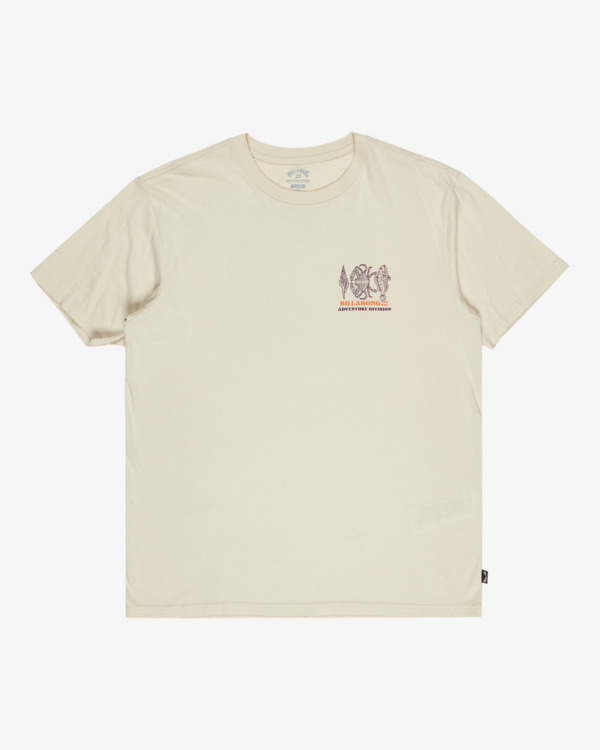 5 Fauna - Short Sleeve T-Shirt for Men Beige EBYZT00385 Billabong