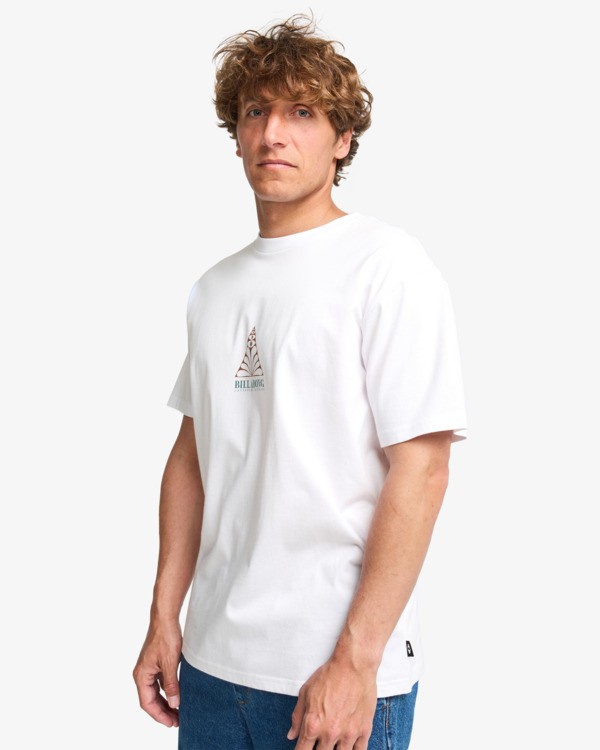 3 Floating - Short Sleeve T-Shirt for Men White EBYZT00387 Billabong