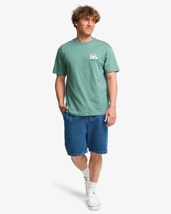 2 Totem - Short Sleeve T-Shirt for Men Blue EBYZT00388 Billabong