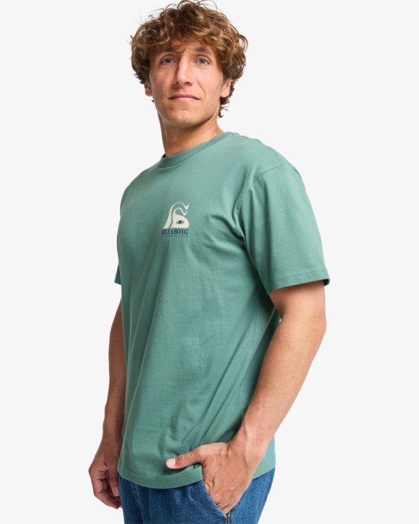 3 Totem - Short Sleeve T-Shirt for Men Blue EBYZT00388 Billabong