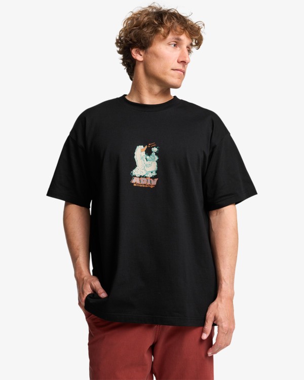 0 Built To Last Og - T-shirt met korte mouwen voor Heren Black EBYZT00389 Billabong