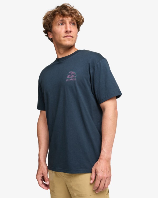 3 Scribbly - Short Sleeve T-Shirt for Men Blue EBYZT00398 Billabong