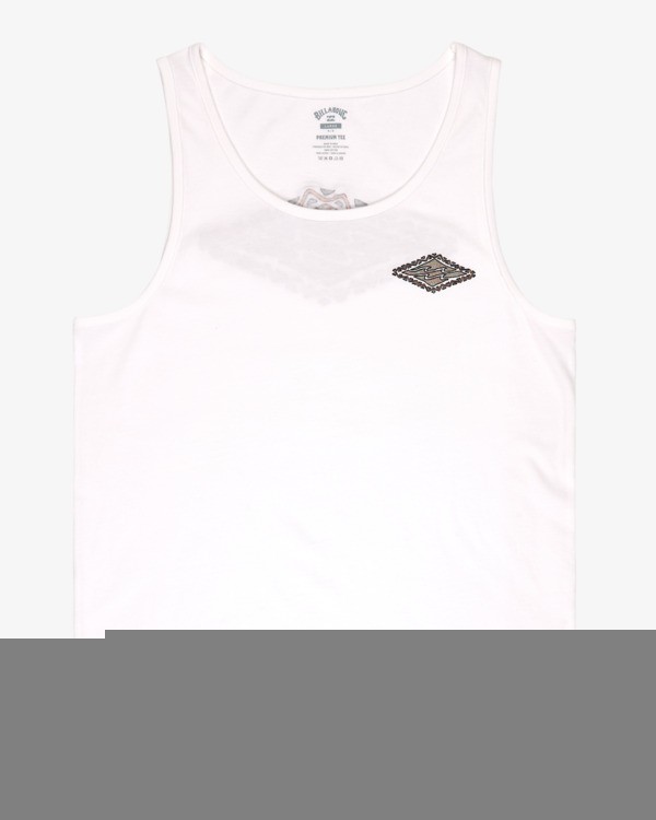 5 Crayon Wave - Camiseta sin mangas para hombre Blanco EBYZT00487 Billabong