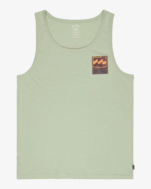 5 Stamp - D&eacute;bardeur pour Homme Vert EBYZT00489 Billabong
