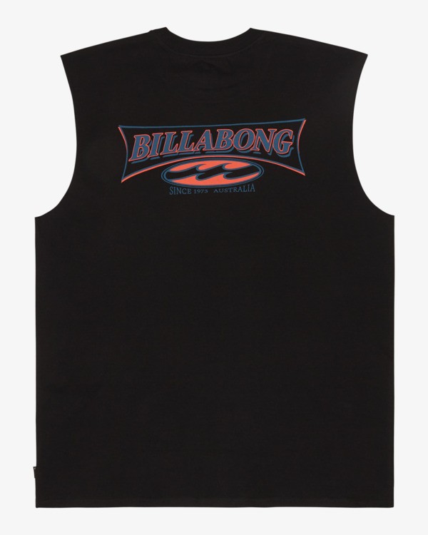 6 Burleigh - Mouwloos T-shirt voor Heren Black EBYZT00491 Billabong