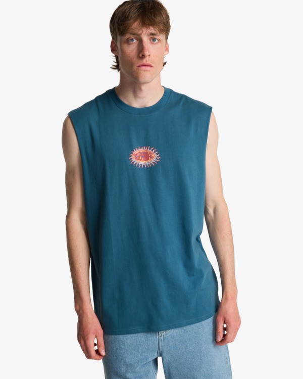 0 Burn Out - T-Shirt f&uuml;r M&auml;nner Blau EBYZT00492 Billabong