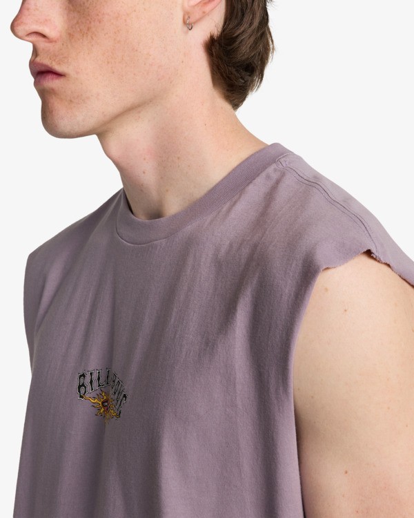4 Burn Out - T-shirt sans manches pour Homme Violet EBYZT00492 Billabong