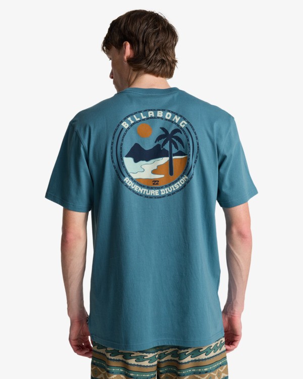 1 Rockies - Short Sleeve T-Shirt for Men Blue EBYZT00497 Billabong