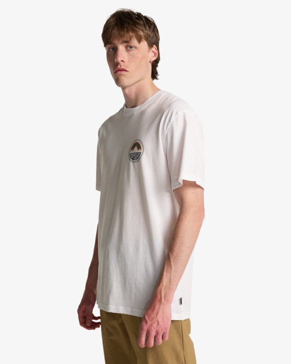 3 Rockies - Short Sleeve T-Shirt for Men White EBYZT00497 Billabong