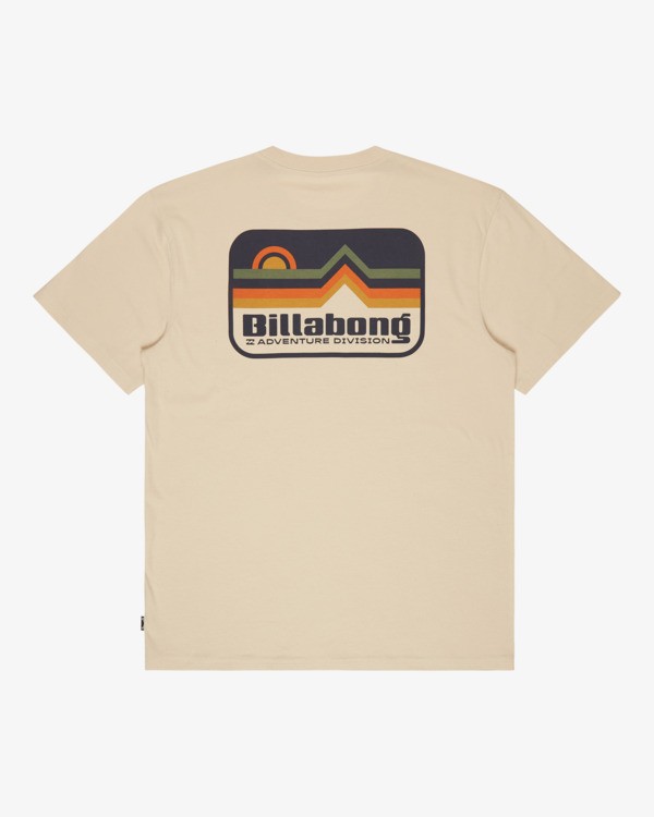 6 Range - Short Sleeve T-Shirt for Men Beige EBYZT00498 Billabong