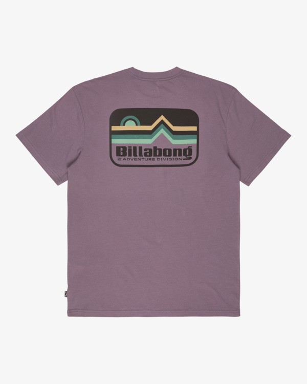 6 Range - T-shirt met korte mouwen voor Heren Purple EBYZT00498 Billabong