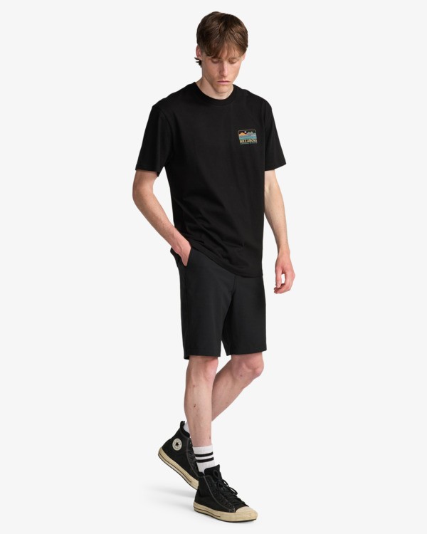 2 Range - Short Sleeve T-Shirt for Men Black EBYZT00498 Billabong