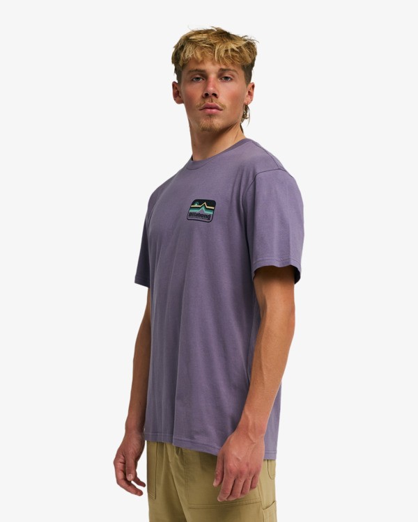 3 Range - T-shirt met korte mouwen voor Heren Purple EBYZT00498 Billabong
