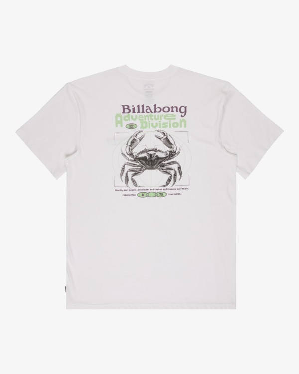 6 Fauna - Short Sleeve T-Shirt for Men White EBYZT00499 Billabong