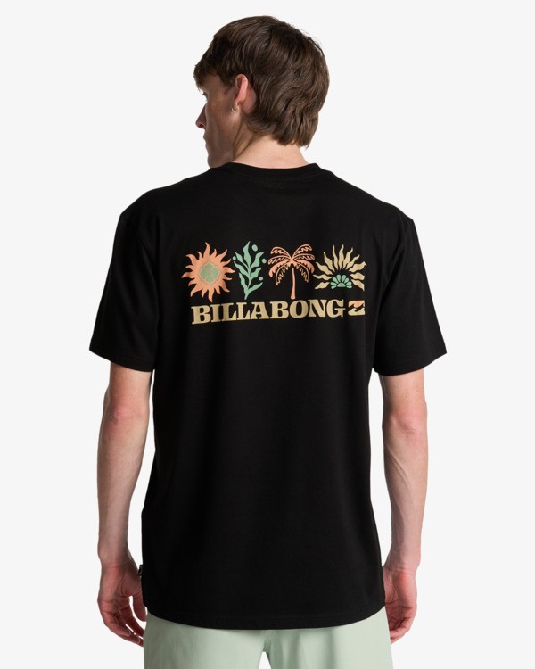 1 Segment - T-shirt met korte mouwen voor Heren Black EBYZT00509 Billabong