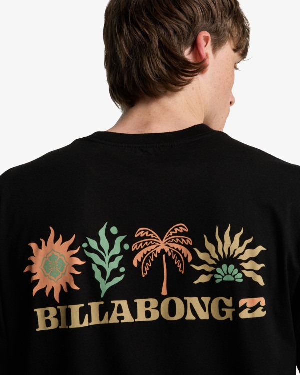 4 Segment - T-shirt met korte mouwen voor Heren Black EBYZT00509 Billabong