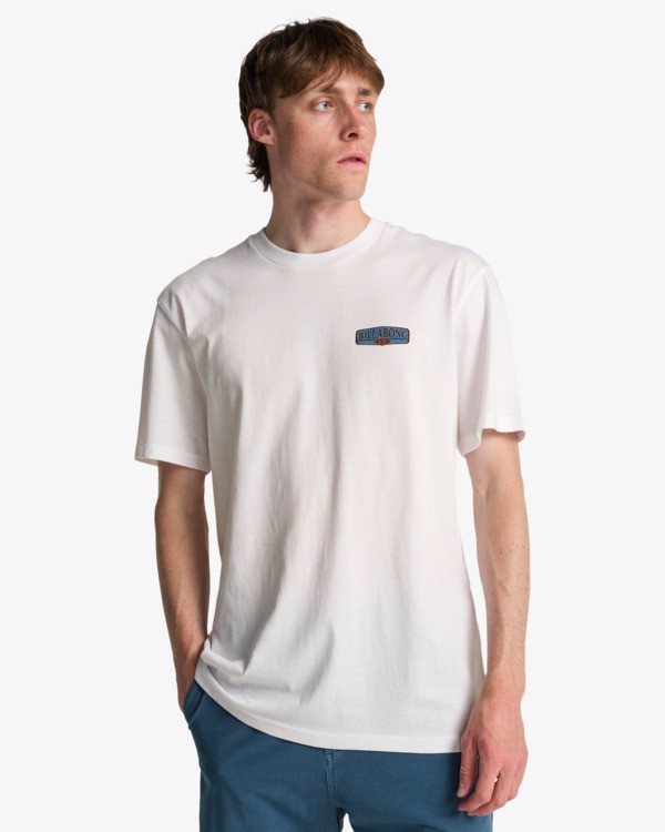 0 Runner Up - T-shirt met korte mouwen voor Heren White EBYZT00514 Billabong
