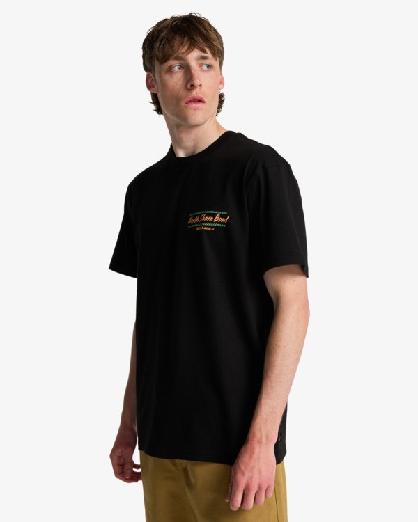 3 Food Court - T-Shirt &agrave; manches courtes pour Homme Noir EBYZT00517 Billabong