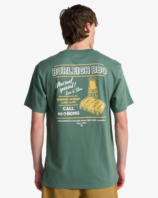 2 Food Court - T-Shirt f&uuml;r M&auml;nner Blau EBYZT00517 Billabong