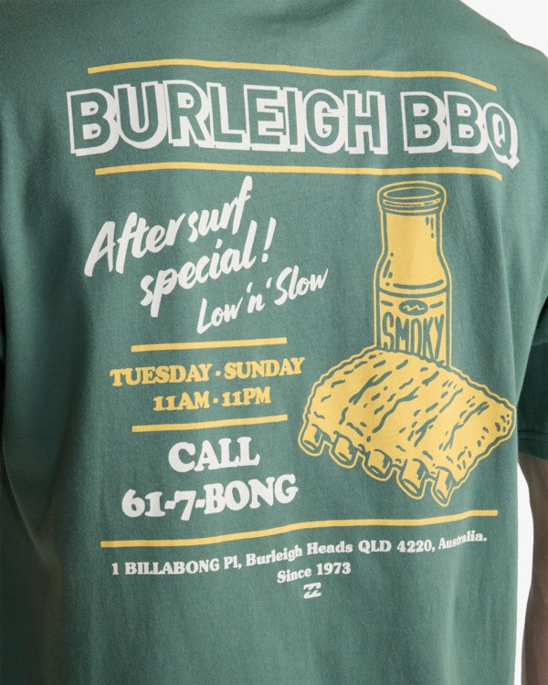 4 Food Court - T-Shirt f&uuml;r M&auml;nner Blau EBYZT00517 Billabong