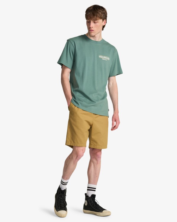 1 Food Court - T-Shirt f&uuml;r M&auml;nner Blau EBYZT00517 Billabong