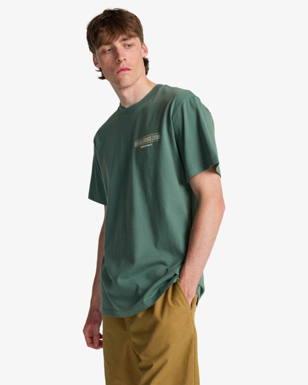 3 Food Court - T-Shirt f&uuml;r M&auml;nner Blau EBYZT00517 Billabong