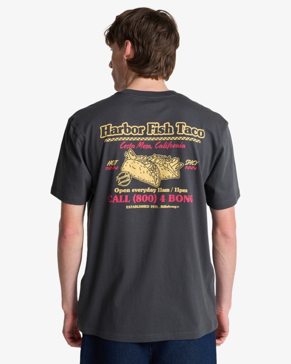 1 Food Court - T-Shirt f&uuml;r M&auml;nner Schwarz EBYZT00517 Billabong