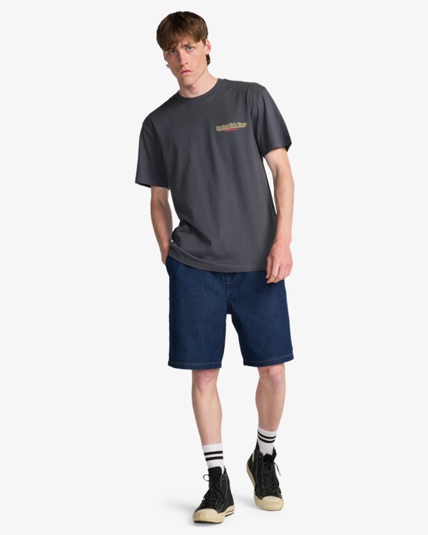 2 Food Court - T-Shirt f&uuml;r M&auml;nner Schwarz EBYZT00517 Billabong