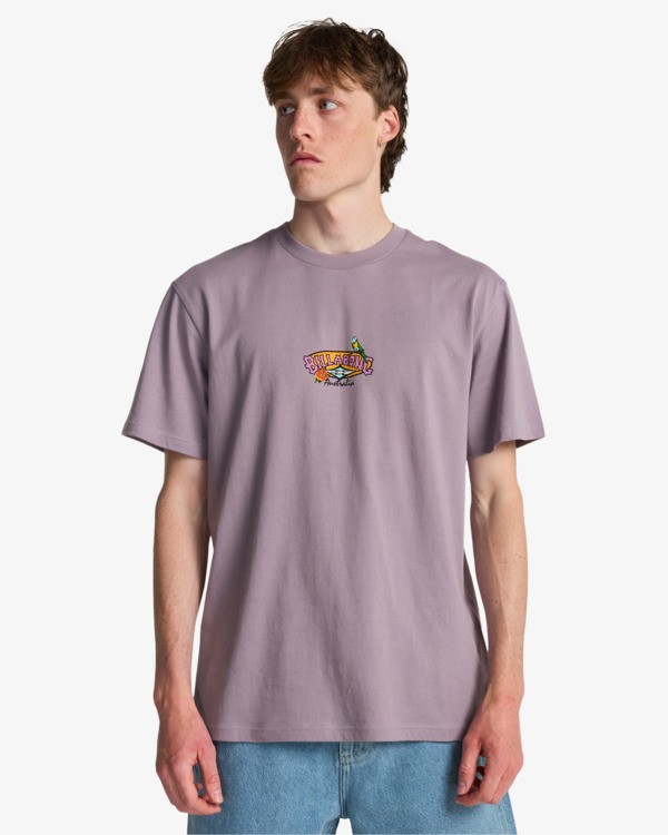 0 Origin - T-shirt met korte mouwen voor Heren Purple EBYZT00520 Billabong