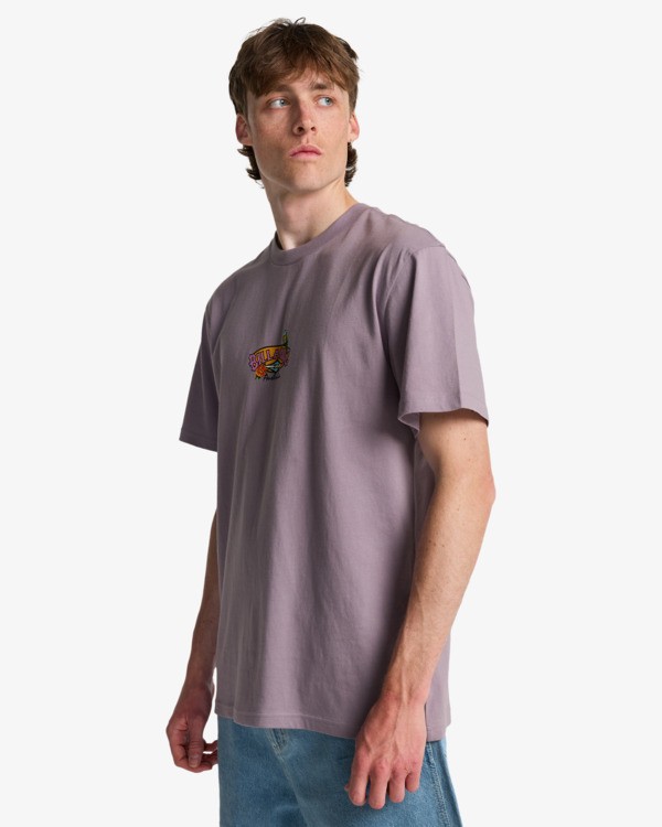 3 Origin - T-shirt met korte mouwen voor Heren Purple EBYZT00520 Billabong