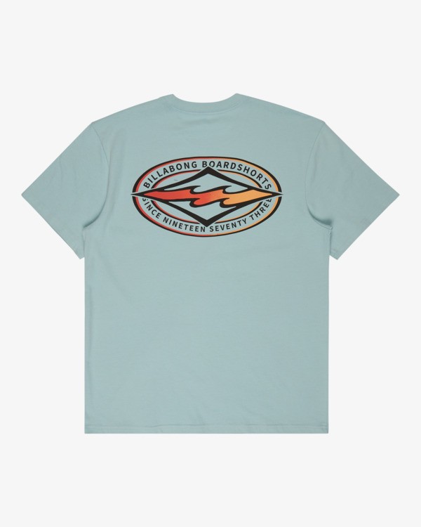 6 Diamond Vision - T-Shirt à manches courtes pour Homme Bleu EBYZT00523 Billabong