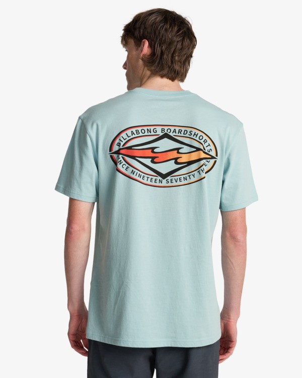 1 Diamond Vision - T-Shirt à manches courtes pour Homme Bleu EBYZT00523 Billabong