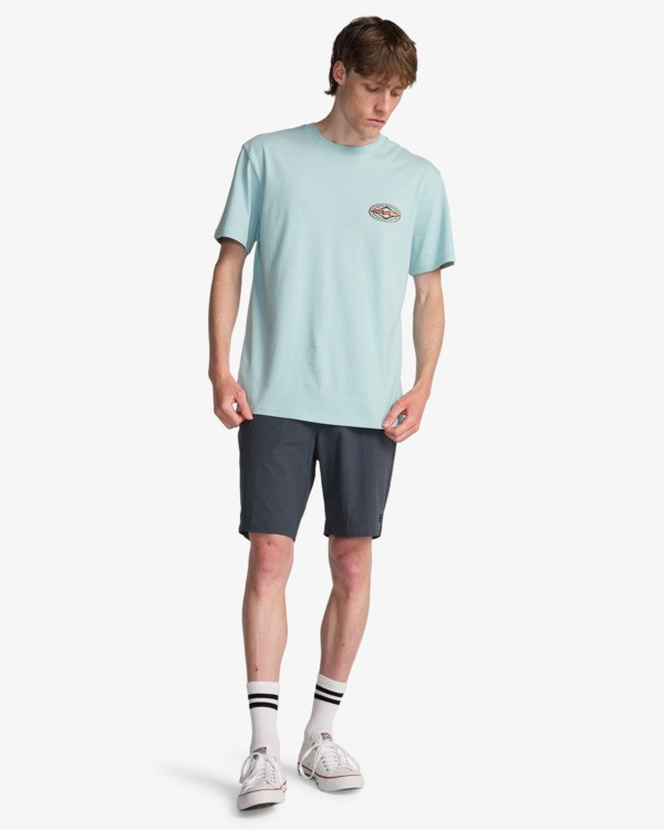 2 Diamond Vision - T-Shirt à manches courtes pour Homme Bleu EBYZT00523 Billabong