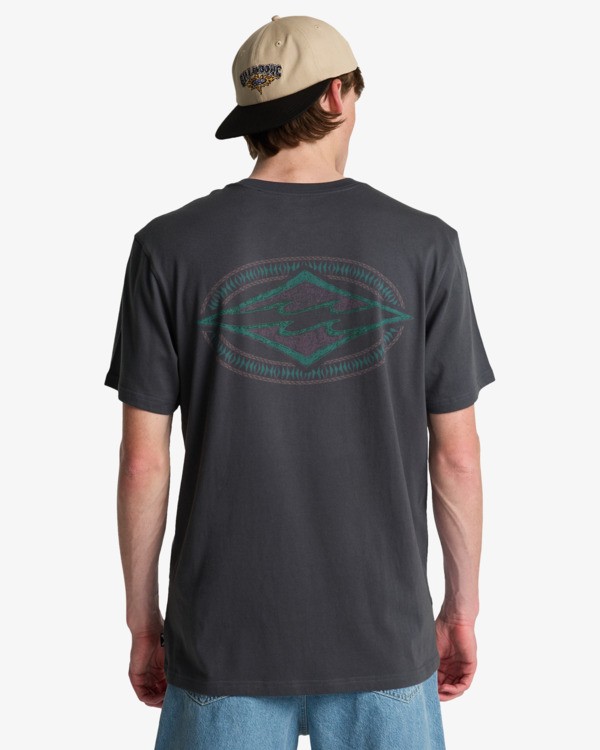 1 Diamond Vision - Short Sleeve T-Shirt for Men Black EBYZT00523 Billabong