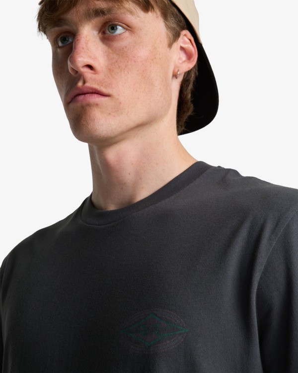 5 Diamond Vision - Short Sleeve T-Shirt for Men Black EBYZT00523 Billabong