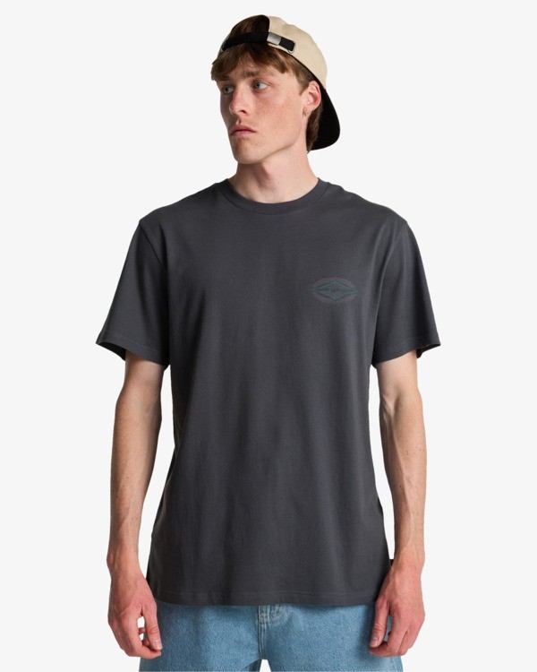 0 Diamond Vision - Short Sleeve T-Shirt for Men Black EBYZT00523 Billabong