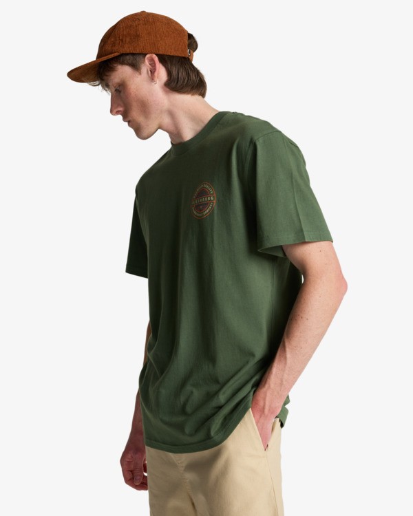 3 Rotor - T-Shirt für Männer Grün EBYZT00524 Billabong