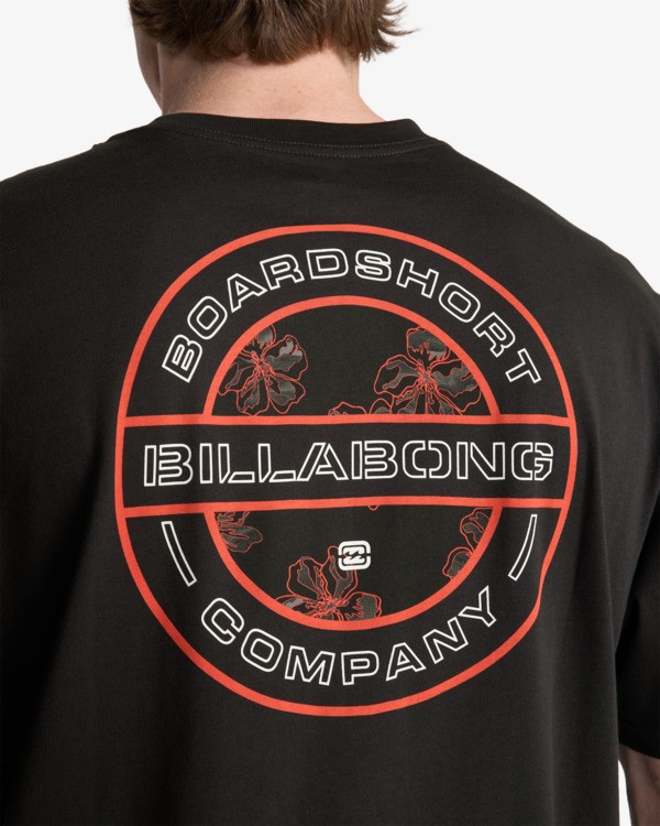 4 Rotor - T-shirt met korte mouwen voor Heren Black EBYZT00524 Billabong