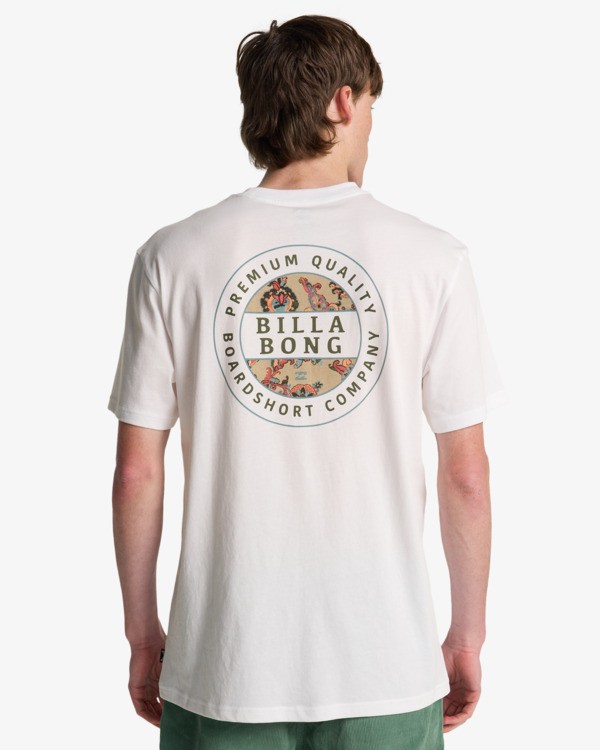 1 Rotor - T-shirt met korte mouwen voor Heren White EBYZT00524 Billabong