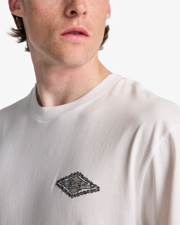 5 Crayon Wave - Short Sleeve T-Shirt for Men White EBYZT00525 Billabong