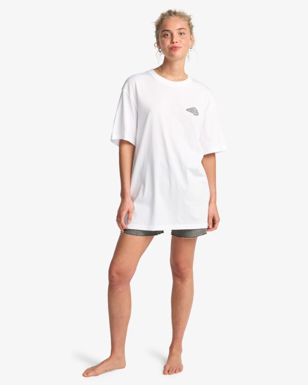 3 Crayon Wave - Short Sleeve T-Shirt for Men White EBYZT00525 Billabong