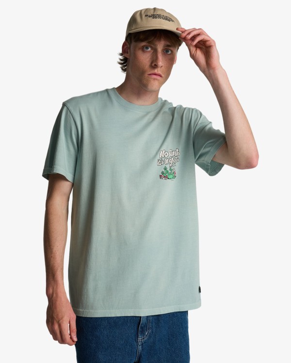 0 Message - T-Shirt f&uuml;r M&auml;nner Blau EBYZT00528 Billabong