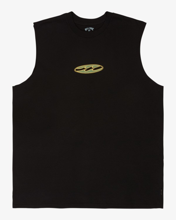 0 Poster - T-shirt sans manches pour Homme Noir EBYZT00562 Billabong