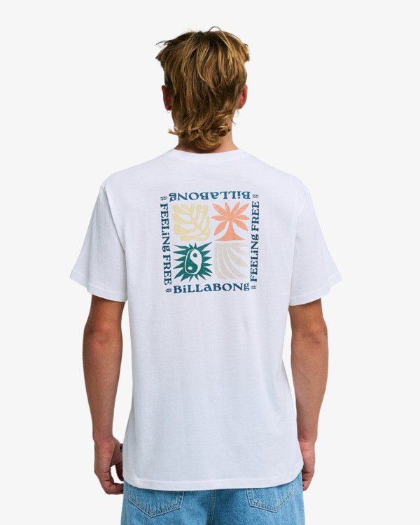 1 Surge - Short Sleeve T-Shirt for Men White EBYZT00563 Billabong