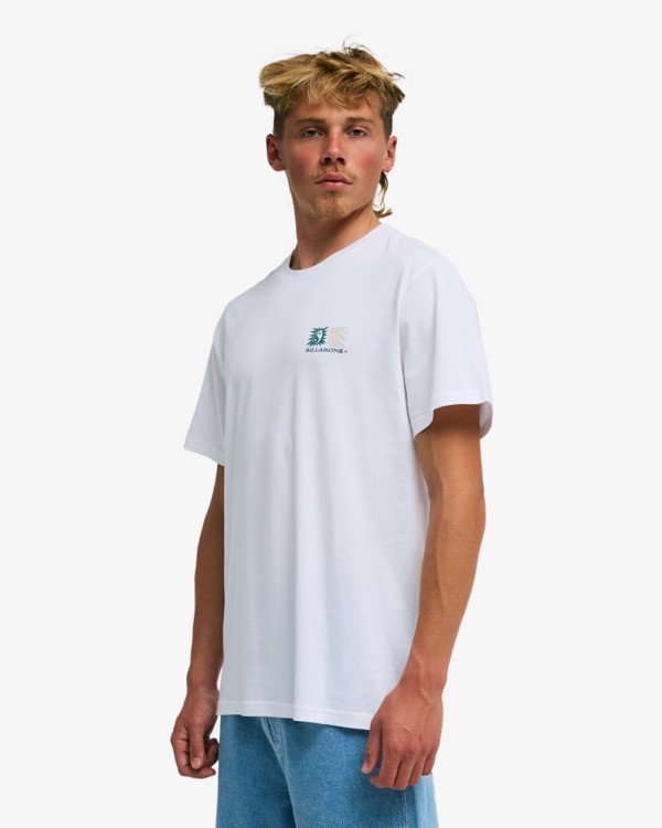 3 Surge - Short Sleeve T-Shirt for Men White EBYZT00563 Billabong